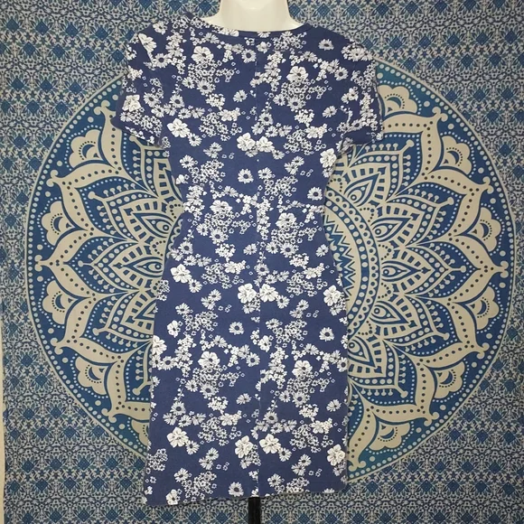 Floral Blue Old Navy Dress - Picture 4 of 5